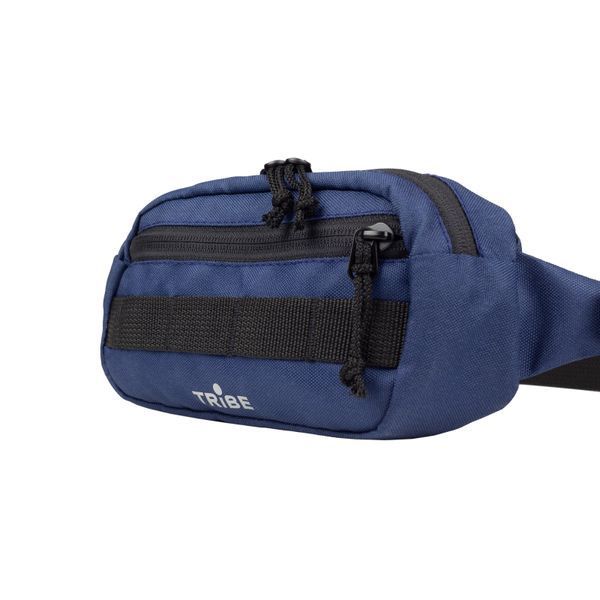 Поясна сумка Tribe Waist bag 1,5 L T-ID-0001, blue T-ID-0001, blue фото