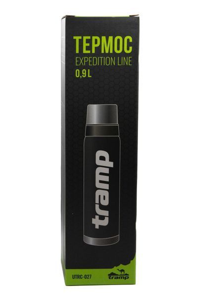 Термос Tramp Expedition Line 0,9 л черный  UTRC-027 фото