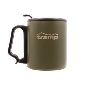 Термогорнятко Tramp з поїлкою і защіпкою 350мл олива UTRC-020-olive фото