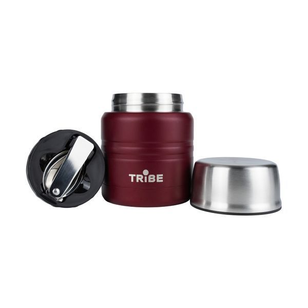 Термос Tribe Food Jar пищевой 0,35 л, red T-DE-0021 фото